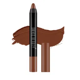 SWISS BEAUTY Non Transfer Matte Crayon Lipstick - Chocobar-picture-28