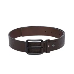 Tommy Hilfiger Men Brown Textured Leather Belt-picture-21
