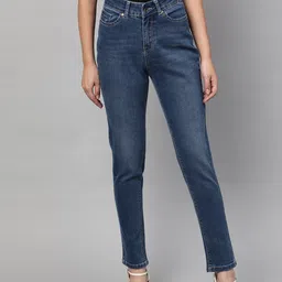 STREET 9 Women Blue Skinny Fit Mid-Rise Clean Look Stretchable Jeans-image-88