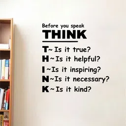 rawpockets Multicoloured Think and Speak Wall Stickers-image-15