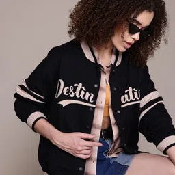 The Roadster Lifestyle Co. Typography Bomber Jacket-image-25