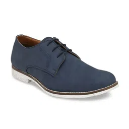 Hirels Men Navy Blue Derbys-picture-31