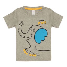 appulse Boys Grey Printed Round Neck T-shirt-picture-49