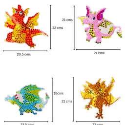 SCOOBIES Kids Happy Dragon Sequin Creation image 5