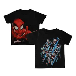 Marvel by Wear Your Mind Boys Pack of 2 Black Spiderman Printed Round Neck T-shirts-image-76
