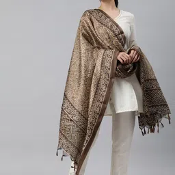 Rani Saahiba Printed Art Silk Dupatta-image-59
