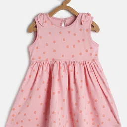 MINI KLUB Girls Pink Fit & Flare Dress-picture-55
