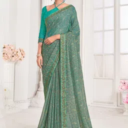 Mitera Geometric Printed Saree-picture-21