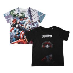 Marvel by Wear Your Mind Boys Pack Of 2 White Printed Round Neck T-shirts-picture-34