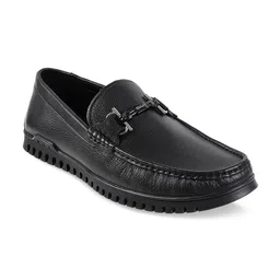 J.FONTINI Men Leather Horsebit Loafers-image-10