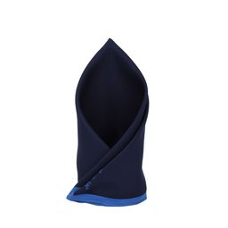 Louis Philippe Men Navy Blue Solid Pocket Square-picture-33