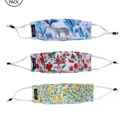 Ariana Pack of 3 3D Adult 7 Layer Reusable Masks 99% Safe with 5 Layer SSMMS Filter-image-95