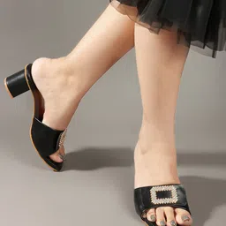 Mast & Harbour Women Party Block Sandals image 1