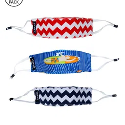 Ariana Adults Pack of 3 Multi 3D 7-Ply 99% Safe 5 Layer SSMMS Filter Reusable Cloth Masks-picture-18