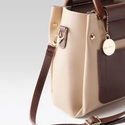 Mast & Harbour Colourblocked Structured Satchel image 5