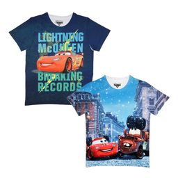 Disney by Wear Your Mind Boys White Printed Round Neck T-shirt Pack of 2-picture-19