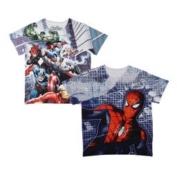Marvel by Wear Your Mind Boys Pack Of 2 White Printed Round Neck T-shirts-picture-45