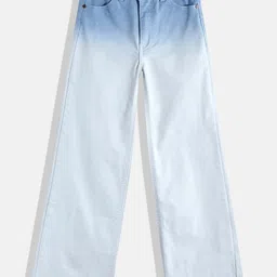 HERE&NOW Girls Flared Heavy Fade Ombre Stretchable Jeans-picture-27