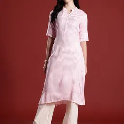 Anouk Striped Straight Kurta-picture-32
