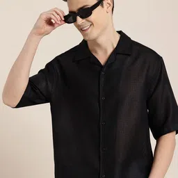 HERE&NOW Semi Sheer Casual Shirt-picture-32