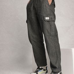 WROGN Men Pure Cotton Loose Fit Trousers-picture-5