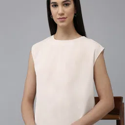 van heusen woman Van Heusen Gathered Sleeveless Top-picture-12