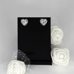GIVA Woman 925 Sterling Silver Swarovski Crystal Coeur Heart Shaped Studs-picture-33