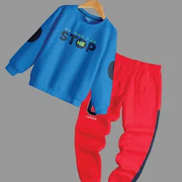 BAESD Boys Printed T-shirt With Trousers image 1
