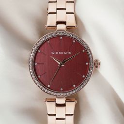 GIORDANO Women Maroon Analogue Watch A2079-22-picture-41