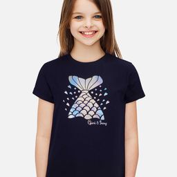 Gini and Jony Infant Girls Round Neck Graphic Printed Cotton T-shirt-picture-5
