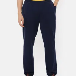 Wildcraft Men Navy Blue Solid Active Track Pants-image-3