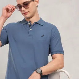 Nautica Pure Cotton Polo Collar T-shirt-picture-14