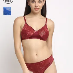 Friskers Women Pack Of 2 Self-Design Net Lingerie Sets O-304-14-O-306-image-39