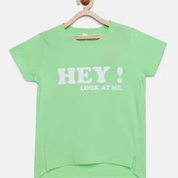 METRO KIDS COMPANY Girls Green Printed Top-picture-17