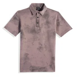 CAVIO Boys Tie and Dye Printed Polo Collar T-shirt-picture-38