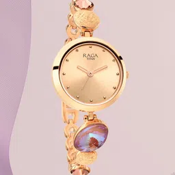 Titan Women Raga Gold-Toned Analogue Watch 2606WM08-picture-10