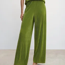MANGO Women Plisse Trousers-picture-45