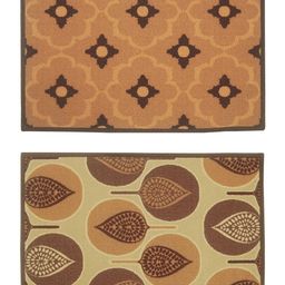 BIANCA Set of 2 Patterned Anti-Skid Doormats-picture-47
