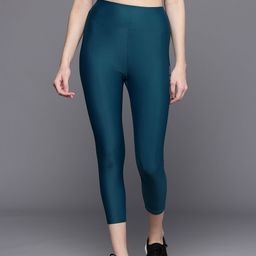HRX by Hrithik Roshan Rapid-Dry Three-Fourth Length Training or Gym Tights-picture-33
