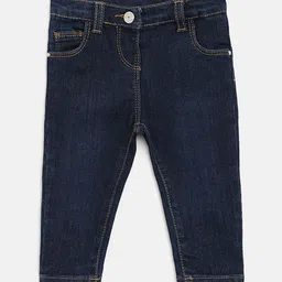 Chicco Girls Navy Blue Regular Fit Jeans-picture-50