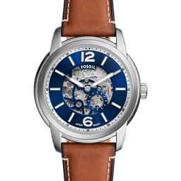 Fossil Men Heritage Skeleton Leather Analogue Automatic Watch ME3263-picture-4
