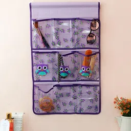 Cortina Unisex Purple Printed Handbag Organiser-picture-41