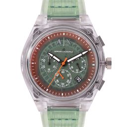 Armani Exchange Men Textured Straps Analogue Chronograph Watch AX4165I-picture-35