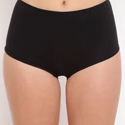 BASIICS by La Intimo Women Black Solid Boyshorts-BCPBS11BK0-picture-39