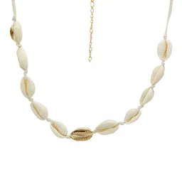 JOKER & WITCH White Alloy Gold-Plated Choker Necklace-picture-28