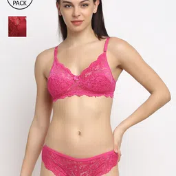 Friskers Women Pack Of 2 Self-Design Lingerie Set O-309-14-O-310-07-30-picture-28
