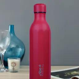 Vibe Plus Unisex Pink Double Wall Stainless Steel Water Bottle 550 ml-image-27