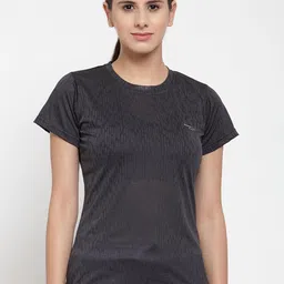 Boston Club Women Grey Printed Round Neck T-shirt-picture-29