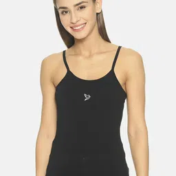 TWIN BIRDS Women Black Solid Camisole With Padded Bra-picture-18