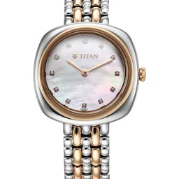Titan Women Purple Dial & Bracelet Style Straps Analogue Watch 95241KM01-image-9